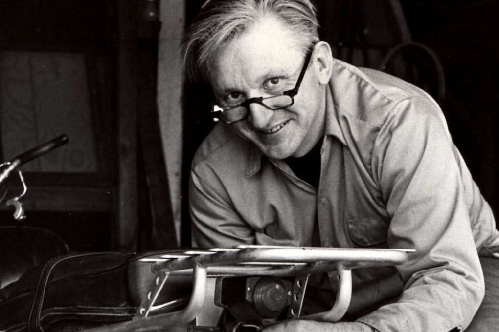 This 1975 image released by William Morrow shows author Robert M. Pirsig working on a motorcycle. Photo: William Morrow via AP