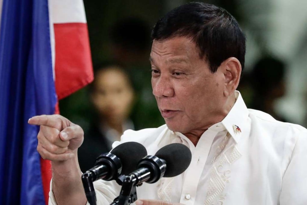 President Rodrigo Duterte went back on last year’s campaign promise to push for same-sex union when he cited the Philippine Civil Code in March to say marriage is the union between a man and a woman. Photo: EPA