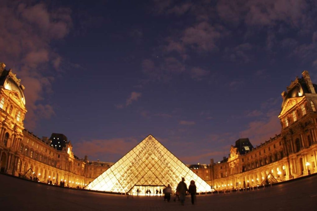 The Louvre museum in Paris. Pei, the Chinese-American designer endured a roasting from critics before the giant glass structure opened in 1989, with up to 90 per cent of Parisians said to be against the project at one point. File photo: AP