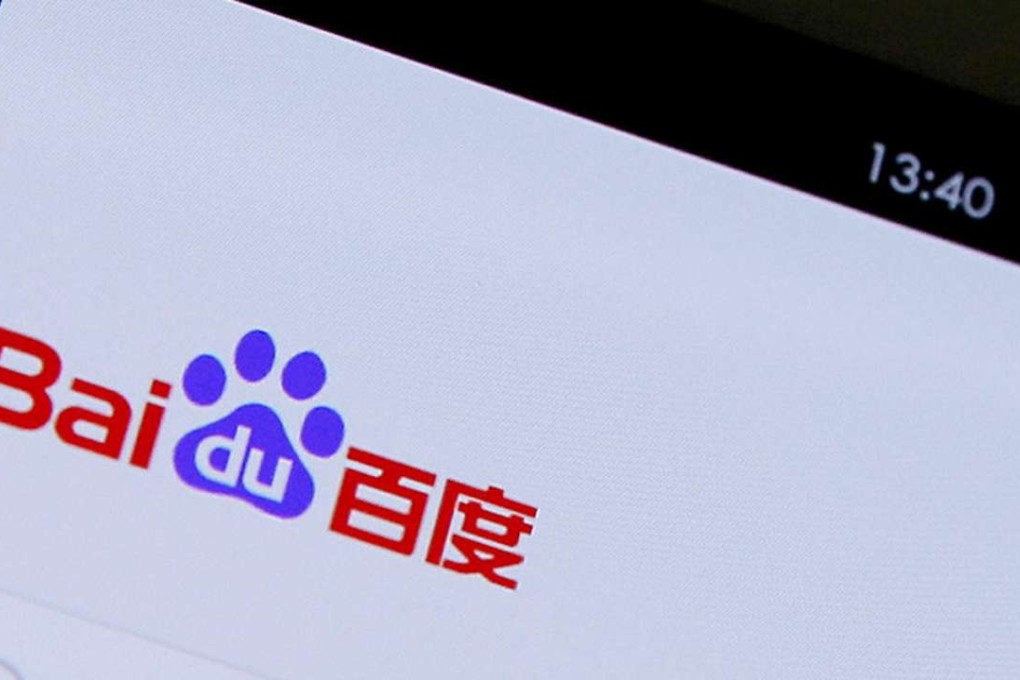 A smartphone showing the Baidu Browser application is seen as the Chinese firm negotiates with Netflix to distribute its programmes in China. Photo: Reuters