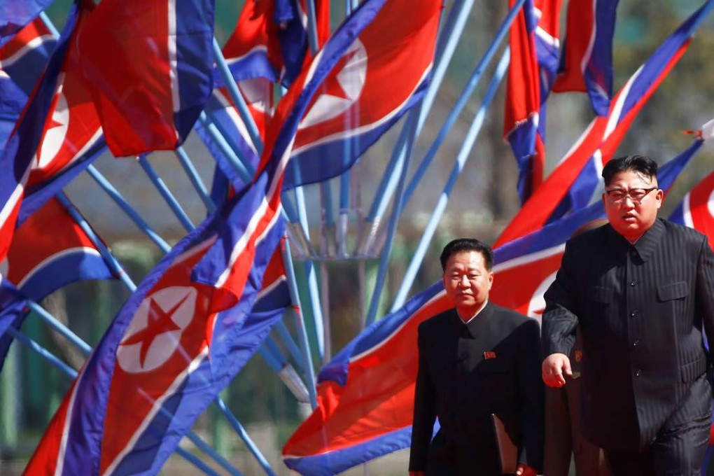North Korean leader Kim Jong-un arrives for the opening ceremony of a newly built residential complex in Pyongyang on April 13. Photo: Reuters