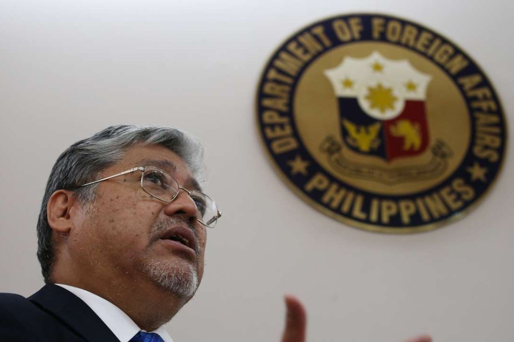 The Philippines Acting Foreign Minister, Enrique Manalo. Photo: David Wong
