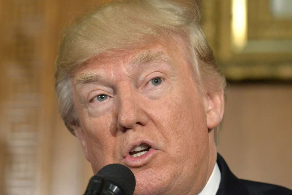 US President Donald Trump speaks as his administration unveiled its tax reform proposals, including cutting taxes for companies to 15 per cent from the current rate of 35 per cent. Photo: Pool via Bloomberg