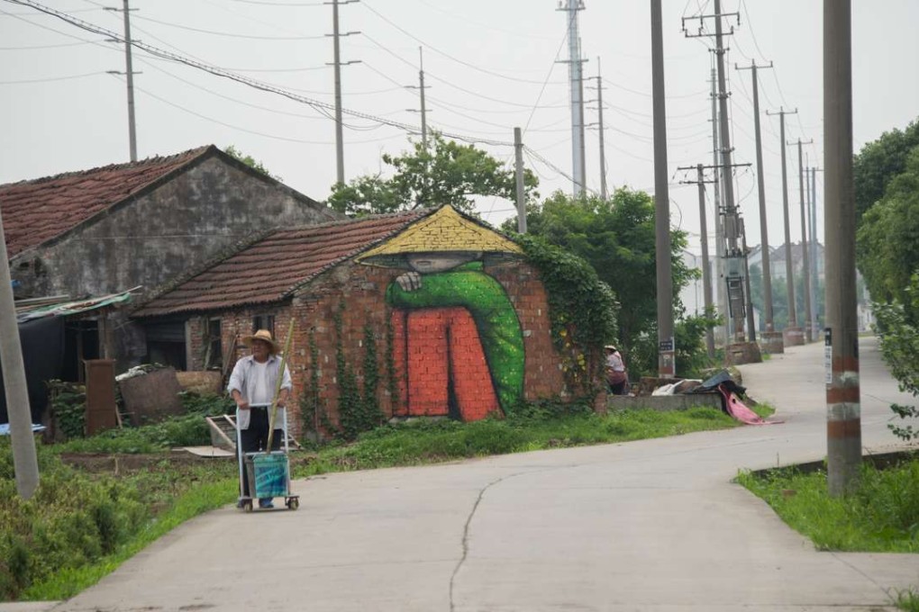 A village in the Shanghai suburbs. Picture: AFP