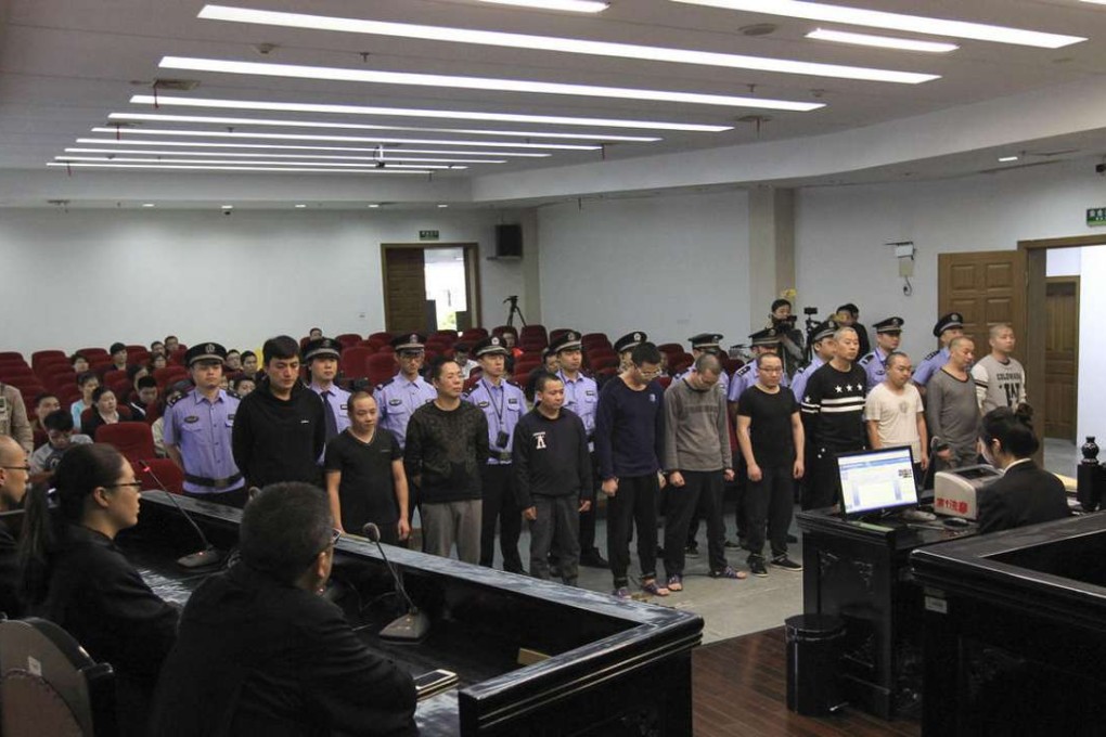 More than 10 people working at the eateries in Wenzhou in Zhejiang province were given sentences ranging from eight months to just over 2½ years. Photo: Handout