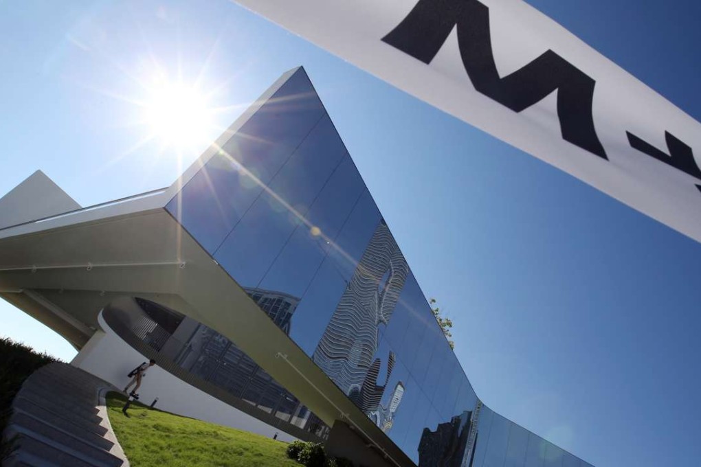 The M+ Pavilion, which opened in September last year, will host exhibitions curated by the new M+ museum for visual culture, in the run-up to the completion of the M+ building. Photo: Felix Wong