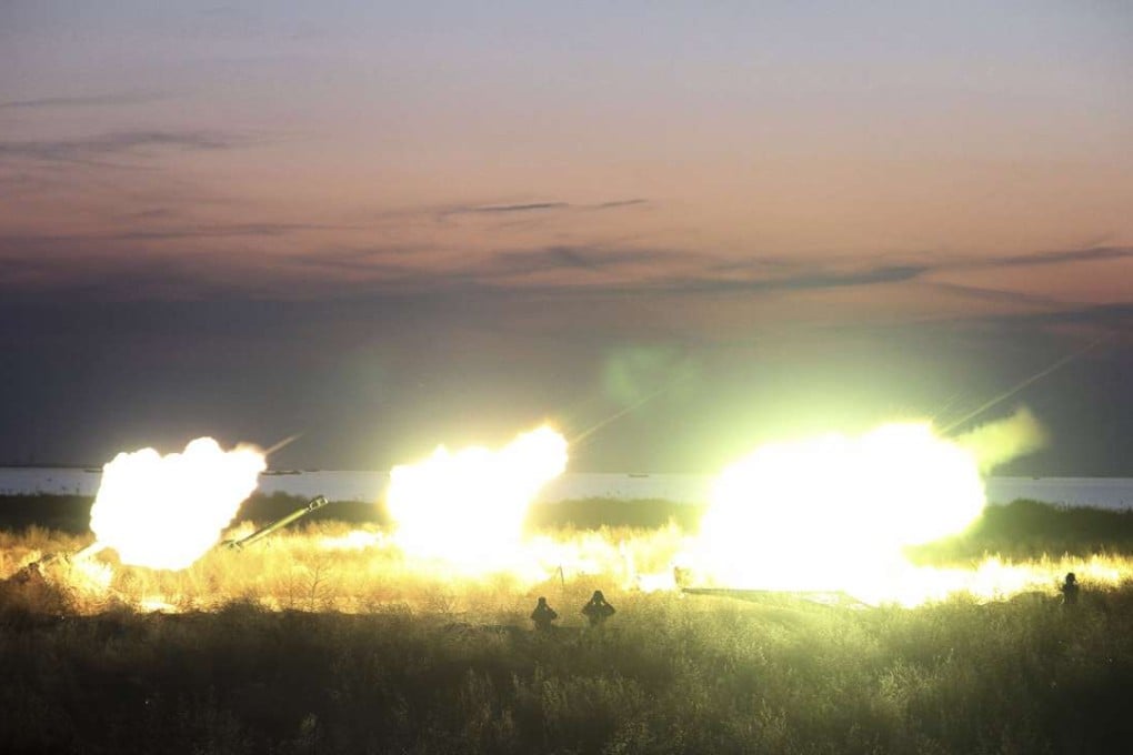 People’s Liberation Army soldiers in a live-fire military drill at Bohai Bay in 2013. File photo