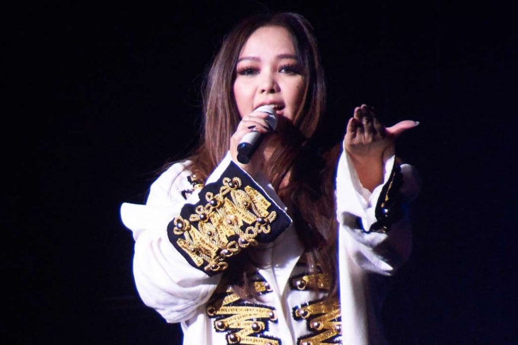 A-mei performing live at the Hammersmith Eventim Apollo in March as part of the aMEI Utopia 2.0 Celebration World Tour. Photo: Alamy Live News