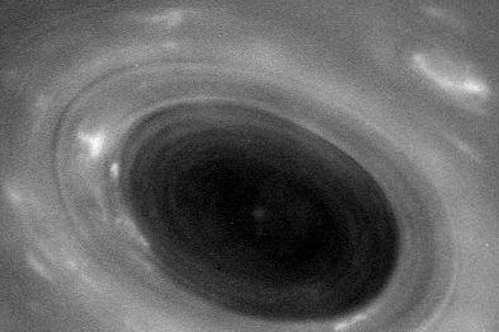 Saturn's atmosphere is seen closer than ever before, an image captured by Nasa's Cassini spacecraft during its first Grand Finale dive past the planet on April 26 and released on April 27, 2017. Photo: Nasa/JPL-Caltech/Space Science Institute handout via Reuters