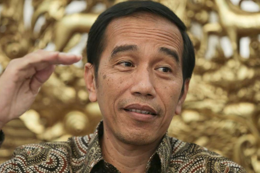 Joko Widodo, the president of Indonesia, speaks to This Week in Asia. Photo: Thomas Yau