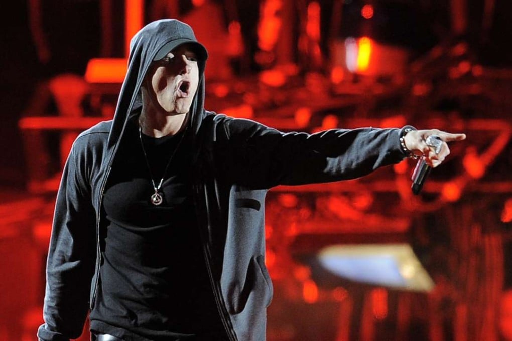 Eminem performs at the 2012 Coachella Valley Music and Arts Festival in California. Photo: AP