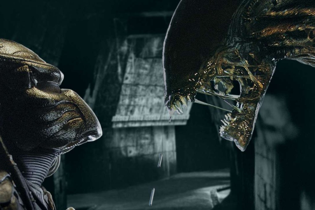 No, not those kinds of aliens.The iconic monsters from their respective thriller franchises face off in a scene from “Alien vs Predator“. Photo: AP / Twentieth Century Fox
