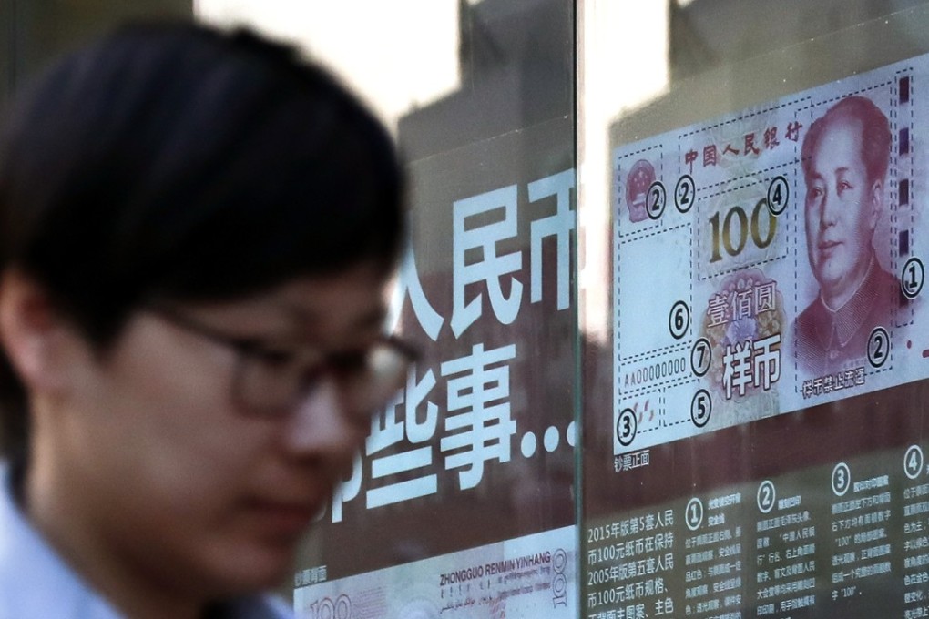 Market sentiment in the yuan has improved as China’s capital outflows ease. Photo: AP