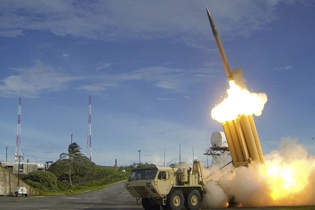 A THAAD interceptor launched during a successful intercept test at an undisclosed location in the US. Photo: EPA