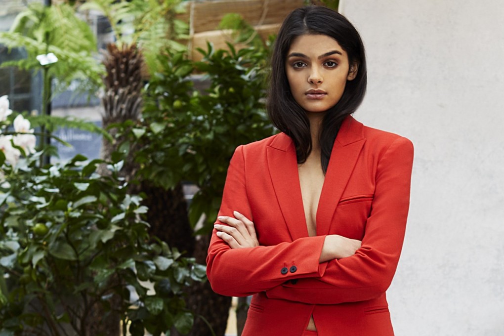 Paint the town red with this bright blazer and trouser look