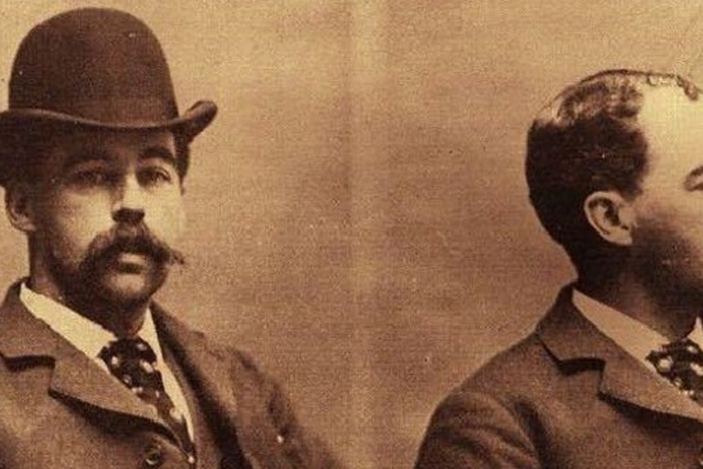 The 19th Century US serial killer known as H. H. Holmes is seen in two 1895 police mugshots. Photo: Handout