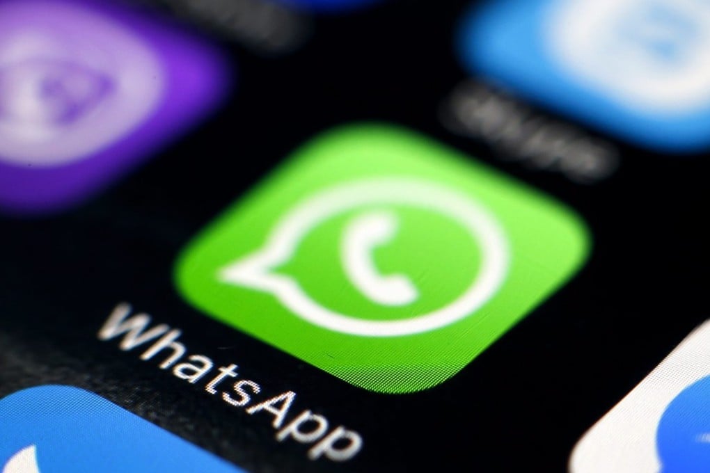 Messaging services such as WhatsApp are a popular means of communicating with teachers in Hong Kong. Photo: EPA