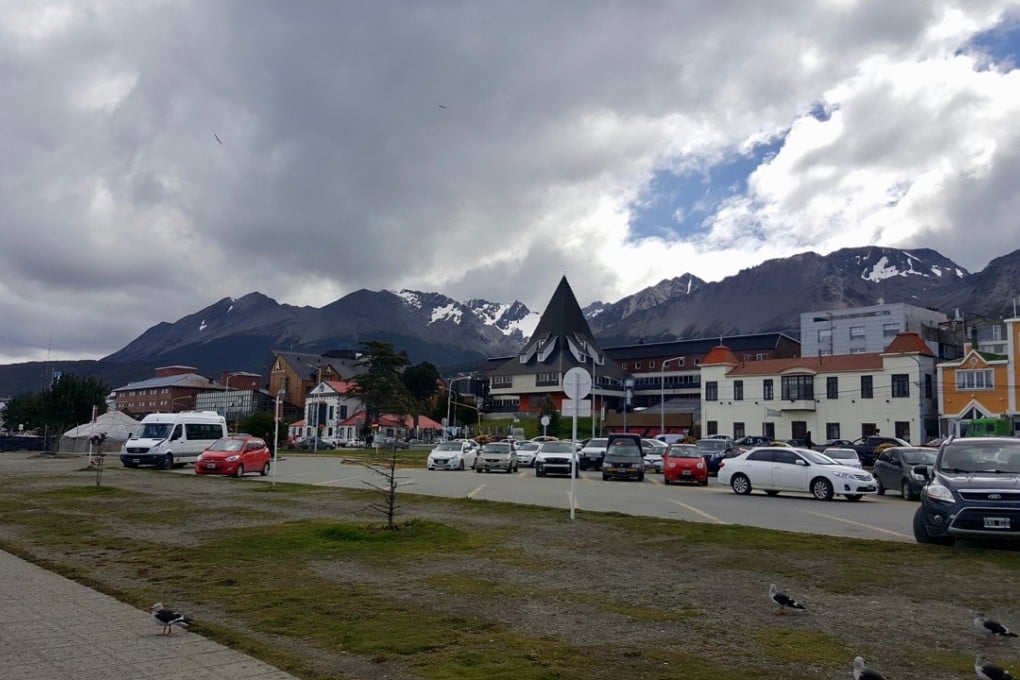 The Ushuaia waterfront with the mountains of Tierra del Fuego behind it. Pictures: Adam Lane
