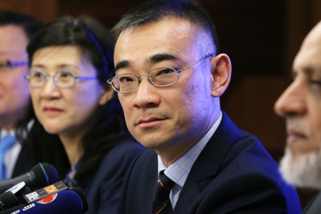 Law Society President Thomas So Shiu-tsung (centre) said he led a delegation to Beijing last week. Photo: Dickson Lee