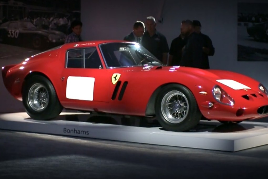 A file picture of a Ferrari 250 GTO Berlinetta. One of the cars sold for a record US$38.1 million. Photo: Handout