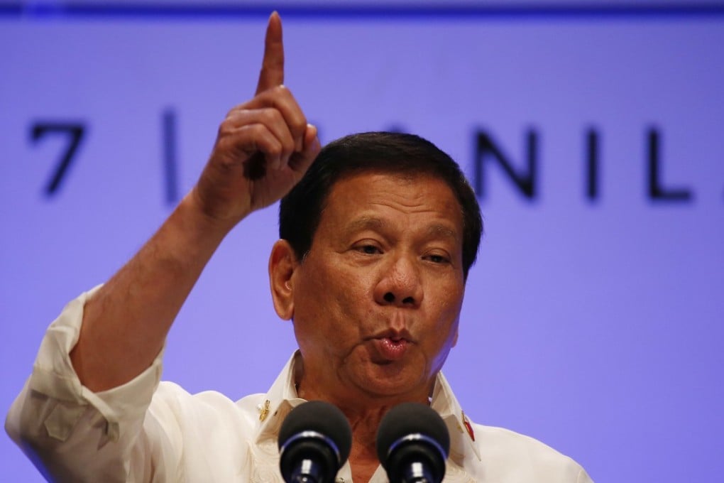 Philippine President Rodrigo Duterte came under a flurry of criticism at home and abroad for taking a soft position on the South China Sea disputes. Photo: AP