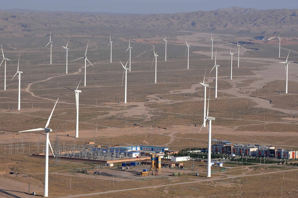 A wind farm in Ningxia autonomous region. Photo: Xinhua