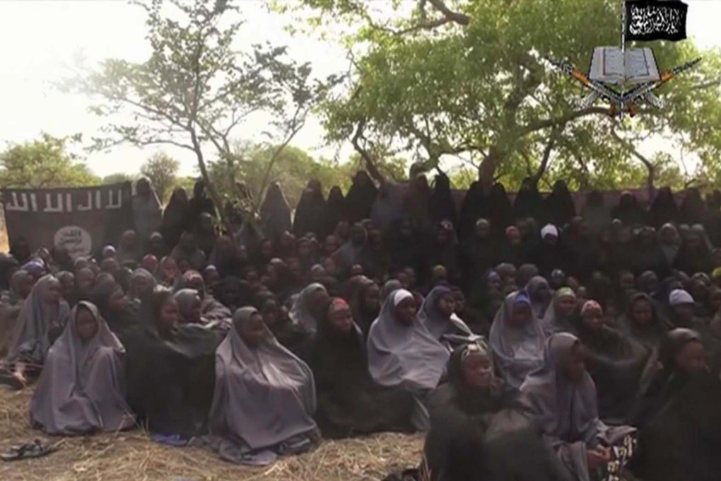 School girls abducted from the northeastern town of Chibok in 2014. File photo: AP