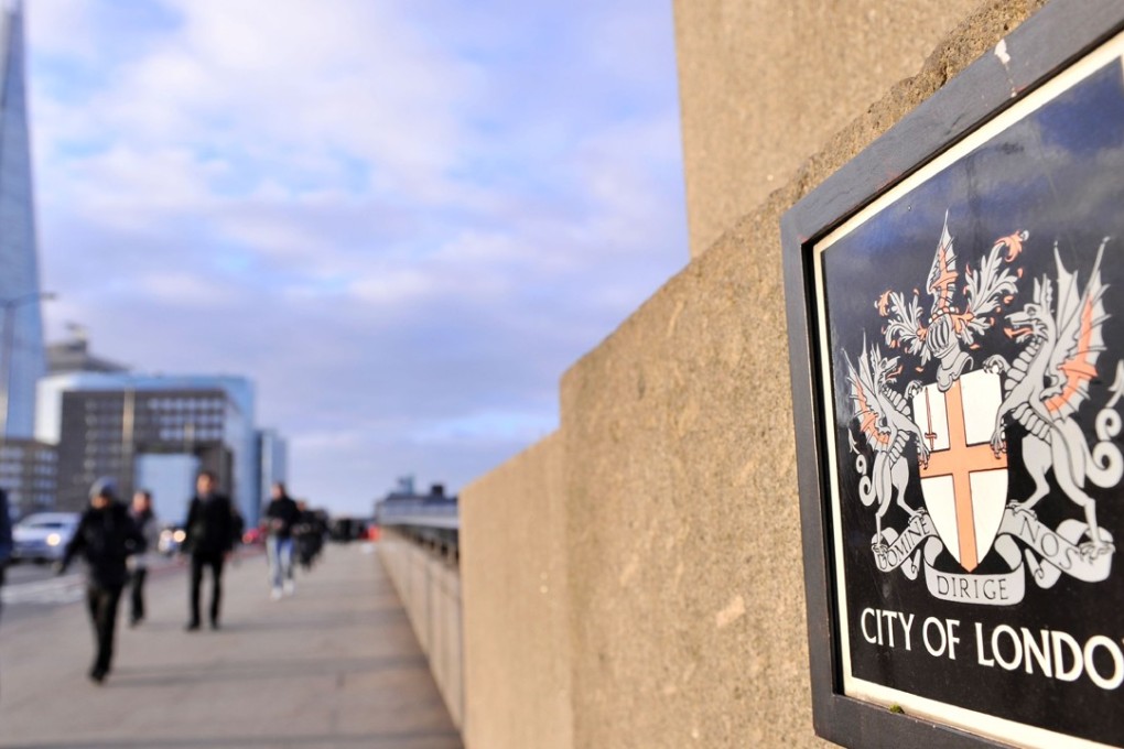 The UK capital is keen to promote green finance for Chinese companies to raise funds for infrastructure projects that could cut carbon emissions. Photo: AFP