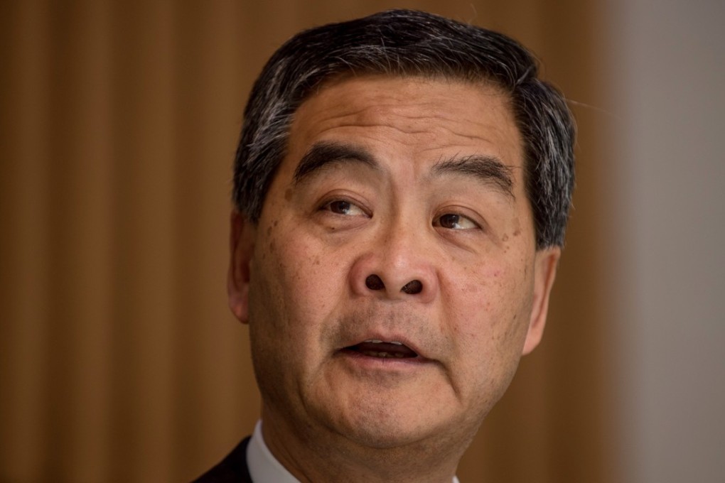 Leung Chun-ying is due to deliver a speech about financial connectivity during a panel discussion which will exchange views with senior officials from China’s Ministry of Finance, the People’s Bank of China, the World Bank and the International Monetary Fund. Photo: Bloomberg