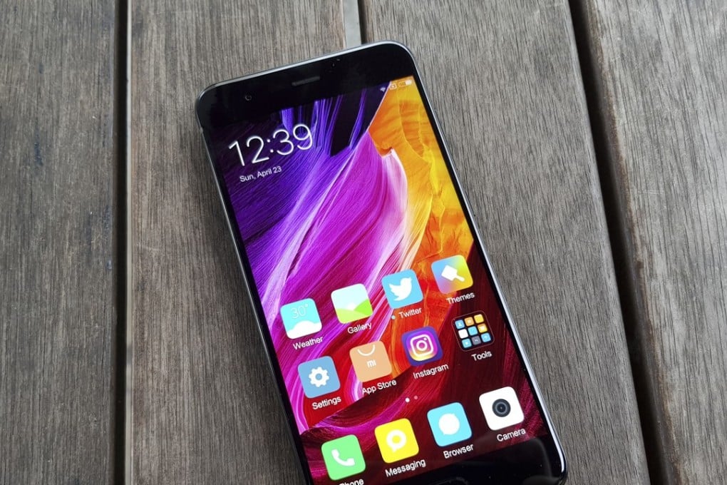 A Xiaomi Mi 6 model. Photo: SCMP Pictures