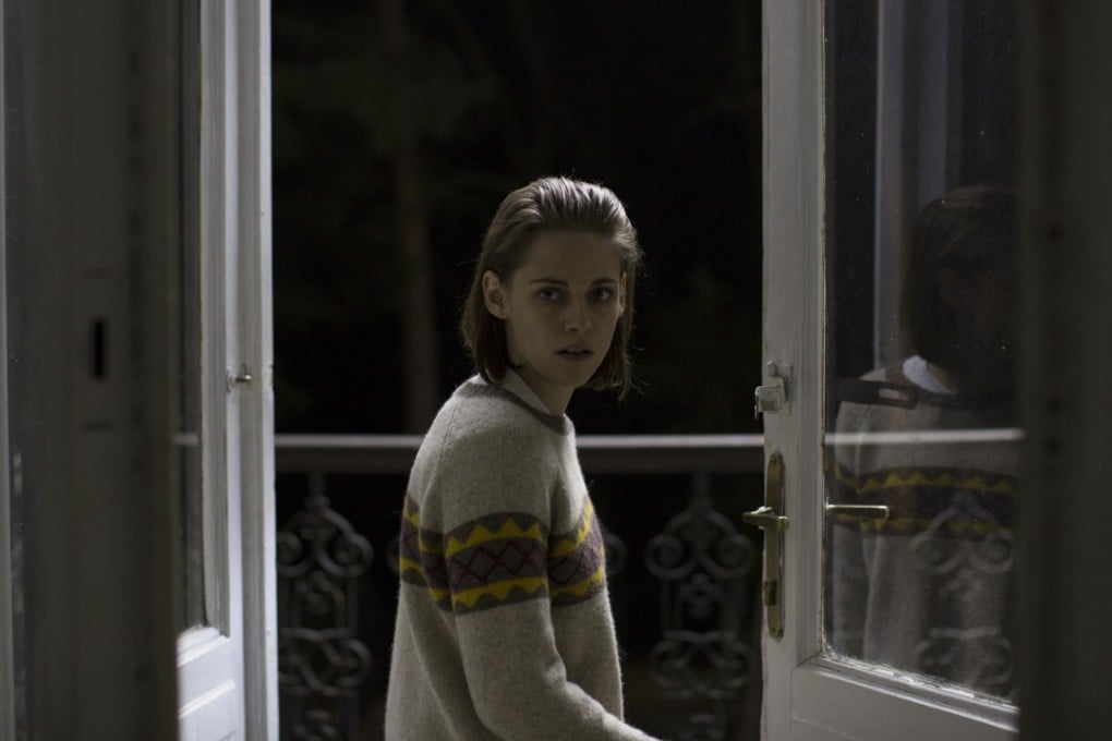 Kristen Stewart in a still from Personal Shopper (category IIB, English, French), directed by Olivier Assayas.