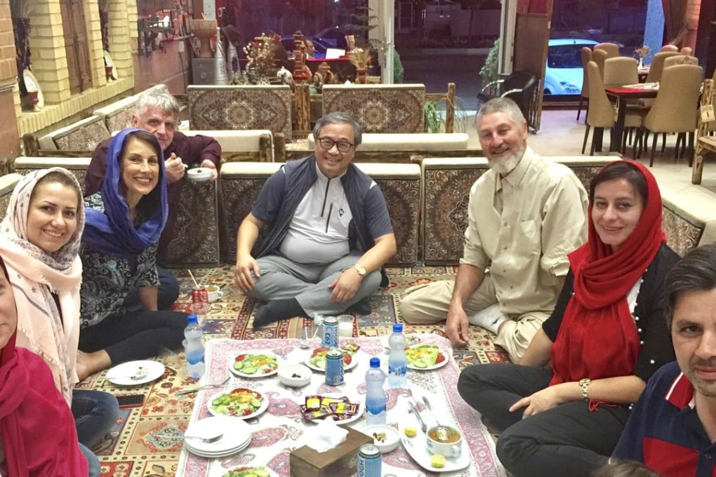 Peter Wong (centre) makes friends while doing business in “belt and road” countries. Photo: Handout