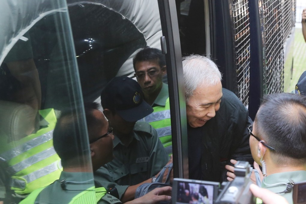 Former chief secretary Rafael Hui Si-yan arriving at the Court of Final Appeal. Photo: Sam Tsang