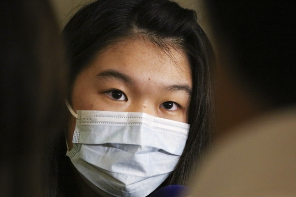 Michelle, daughter of Tang Kwai-sze, expressed displeasure over how the hospital handled the incident. Photo: Felix Wong