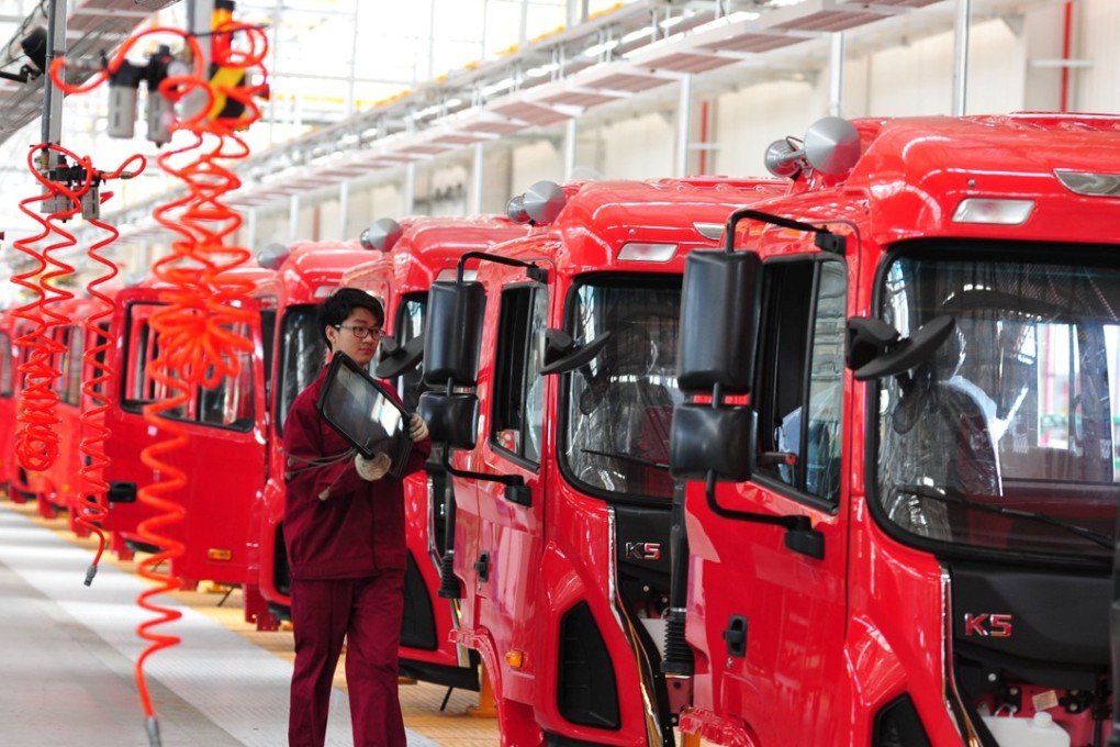 The Chinese economy is not about to fall off a cliff. Far from it, manufacturing and services-sector activities, as indicated in the most-recent PMIs, are still growing at a respectable clip. Photo: Reuters