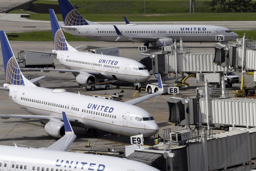 United Airlines planes at George Bush Intercontinental Airport in Houston. Photo: AP