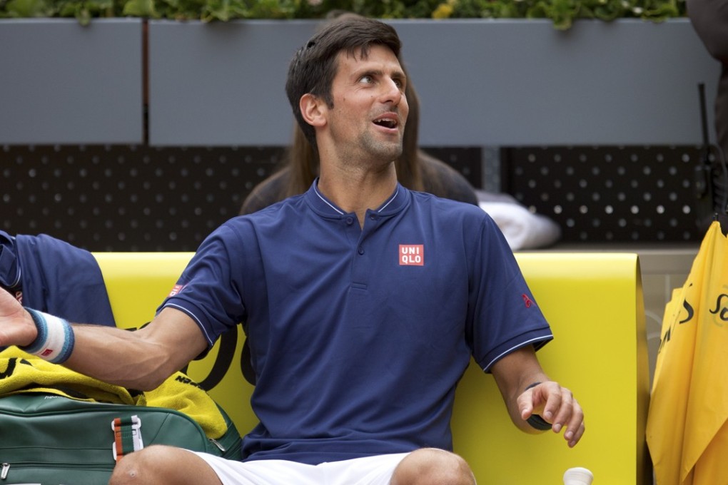 Novak Djokovic struggled for rhythm during his eventual win over Spain’s Nicolas Almagro. Photo: AP