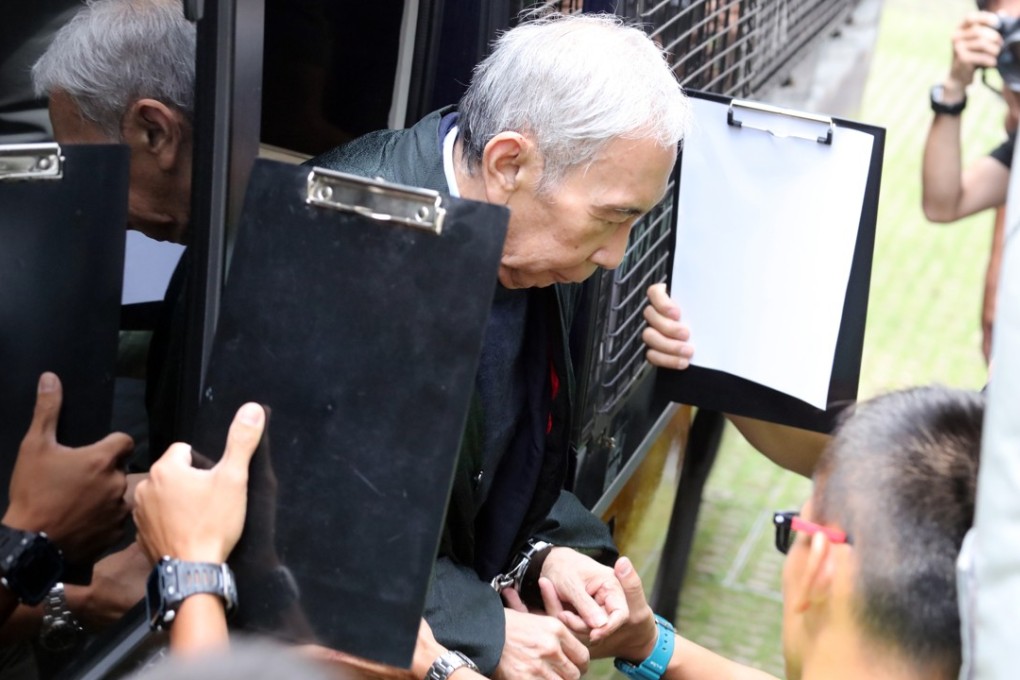 Former chief secretary Rafael Hui Si-yan arriving at the Court of Final Appeal in Central on Wednesday. Photo: Felix Wong