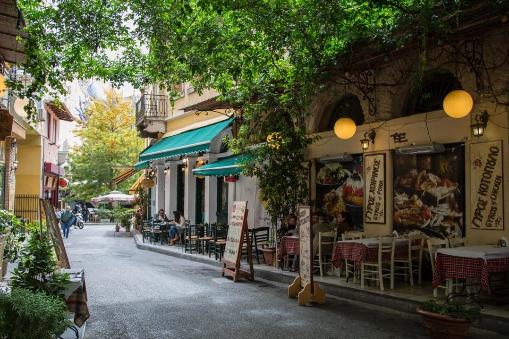 The historic neighbourhood of Plaka, in Athens, Greece. Picture: Alamy