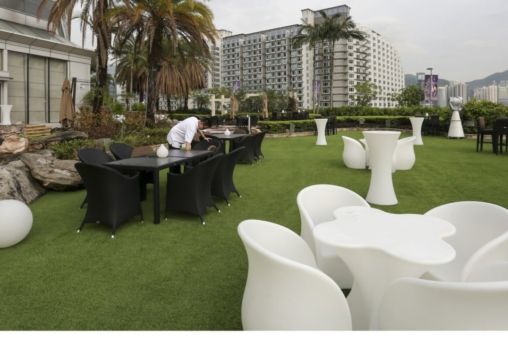 The Patio Bar’s lawn. Photo: Jonathan Wong