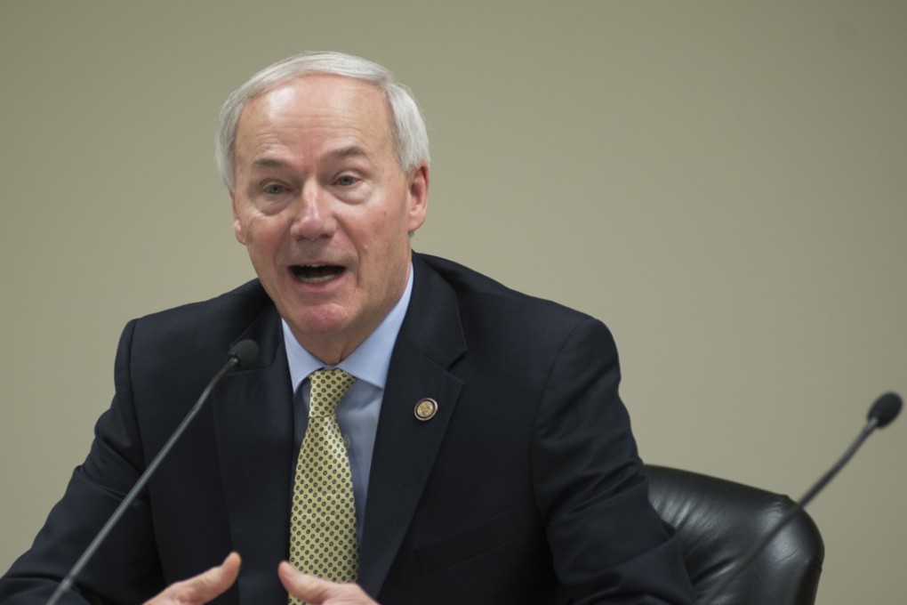 Arkansas Governor Asa Hutchinson who announced on Wednesday a major investment by the Shandong Ruyi Group in his state worth an estimated US$410 million. Photo: AP