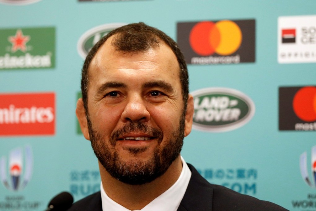 Australia head coach Michael Cheika’s side avoided a difficult group in the World Cup 2019 draw in Kyoto. Photo: Reuters