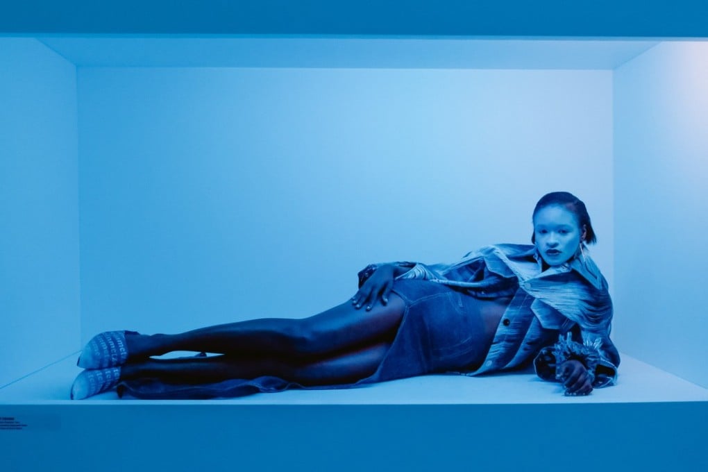 A look from Faustine Steinmetz’s 008 collection.