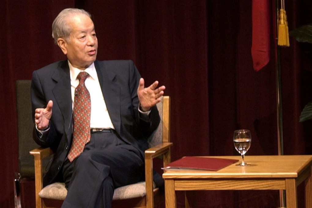 Then Chinese vice-premier Qian Qichen speaks during a conference on China-US relations in 2003 at the Texas A&M University in College Station, Texas. Qian died on May 9 aged 89. Photo: AP