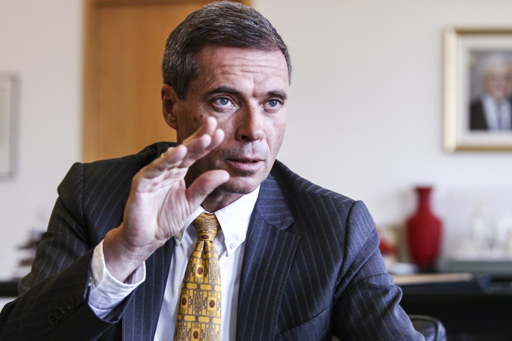 German ambassador to China Michael Clauss at the embassy in Beijing on May 5. Photo: Simon Song