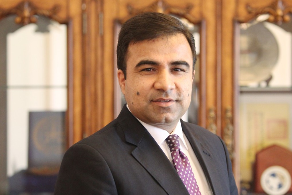 Janan Mosazai, Afghan Ambassador to China, is pictured during an interview at the Afghan Embassy in Beijing on April 21, 2017. Photo: Simon Song