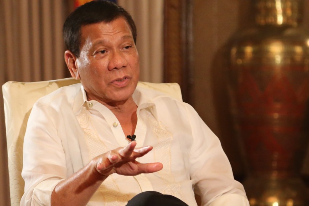 Rodrigo Duterte will be in Hong Kong until Saturday. Photo: Xinhua