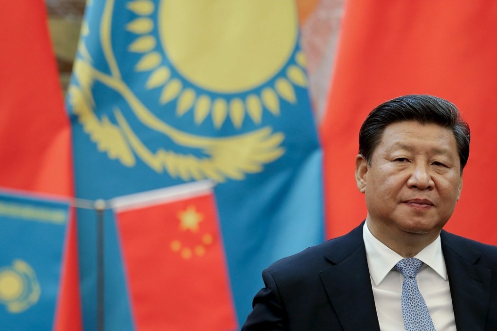Chinese President Xi Jinping at a 2015 signing ceremony at the Great Hall of the People in Beijing that included Kazakhstan President Nursultan Nazarbayev. Photo: Reuters