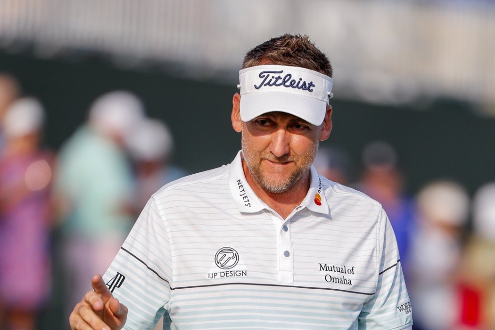 Ian Poulter of England has put himself in with a great chance going into the last round at The Players Championship. Photo: EPA