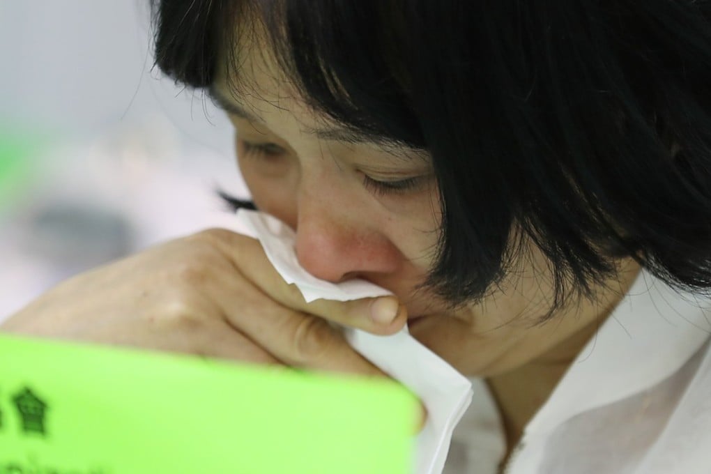 Jessie Au, a 44-year-old single mother on social security, says a lack of childcare services stops her from getting off welfare and finding full-time work. Photo: Edward Wong